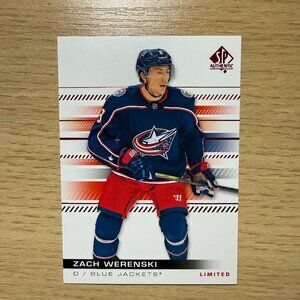 2019-2020 SP Authentic Limited - Zach Werenski - Upper Deck